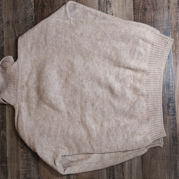 🦙 Alpaca Peruvian Wool Henley Sweater - Size XXL in Tan - Picture 7 of 12